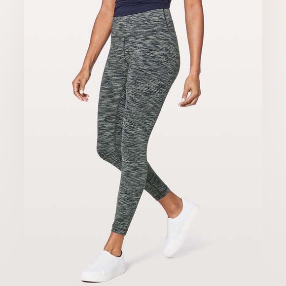 Lululemon Wunder Under Hi-Rise 7/8 Tight 25" - Wee Are From Space Black Slate - Picture 2 of 12